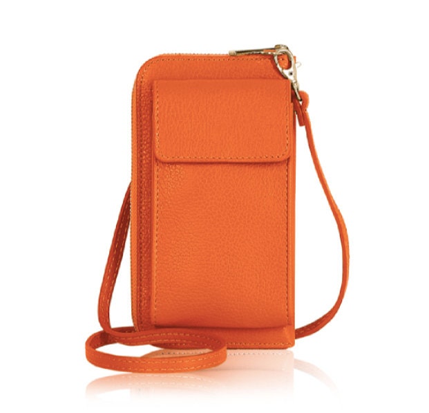 Orange Mini Crossbody Bag, Mini Crossbody Bag, Small Phone Bag, Purse With Strap, Purse Bag, Small Bag, Everyday Bag For Phone & Purse