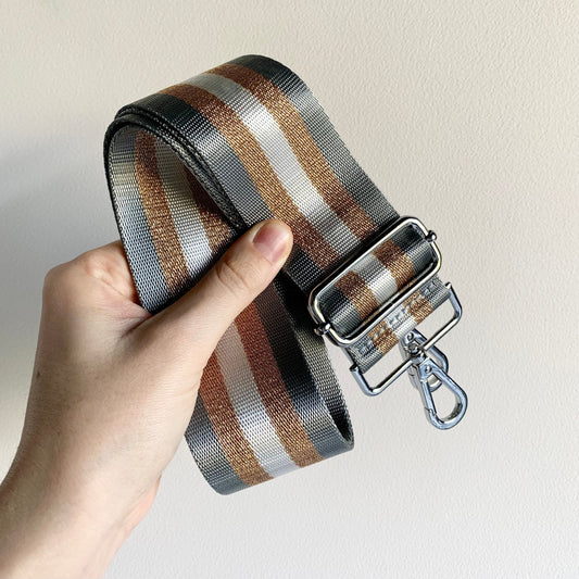 Stripe Canvas Bag Strap