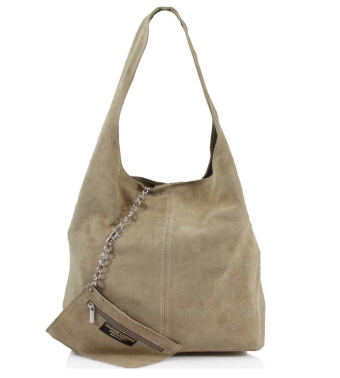 Suede Oversized Shoulder Bag In Numerous Colours