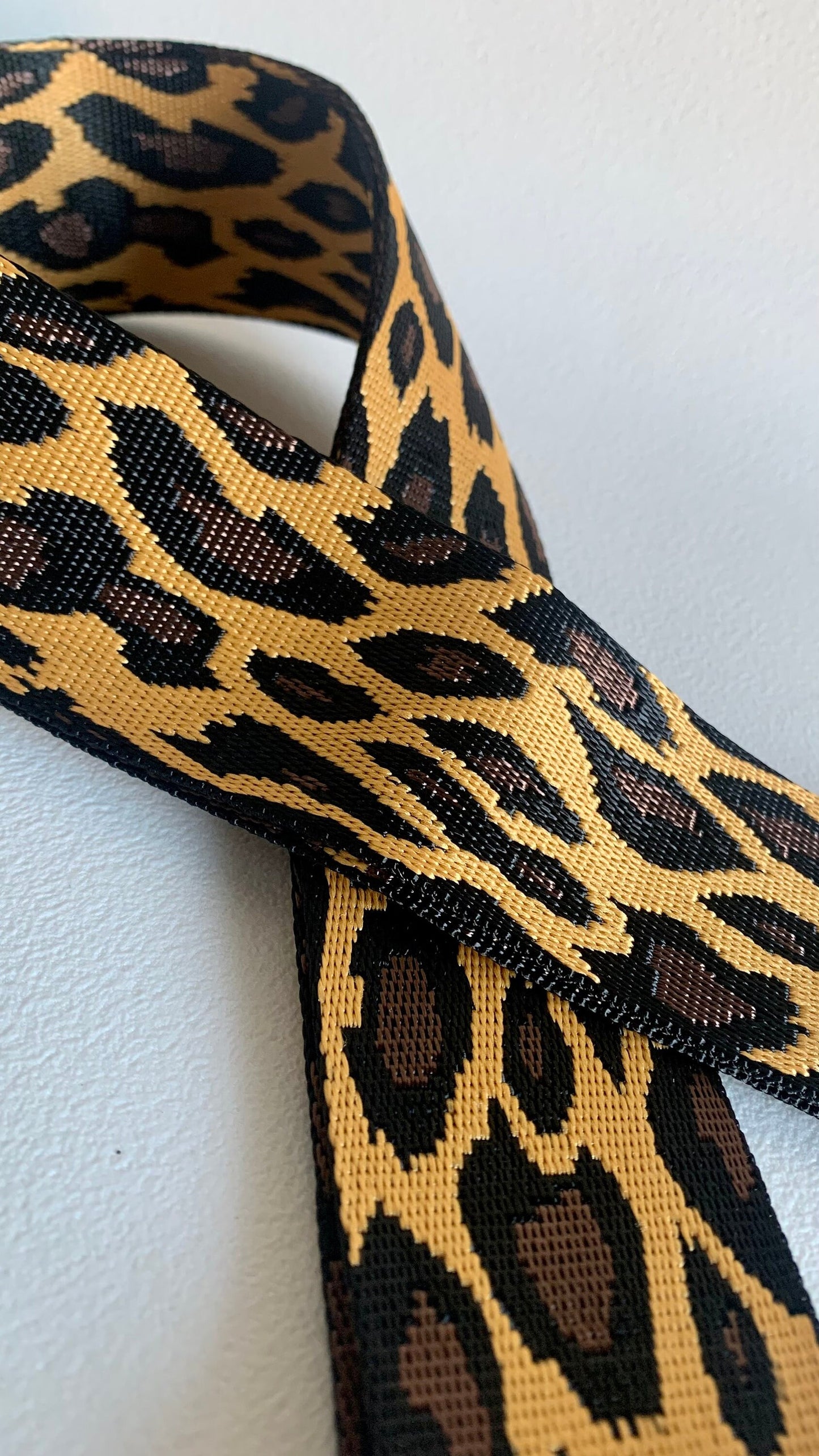 Sangle de sac à imprimé léopard