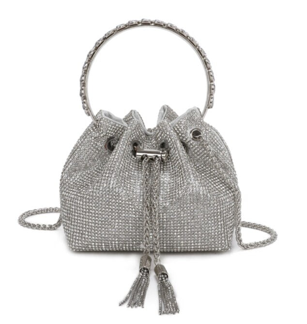 Diamante Encrusted Clutch Bag