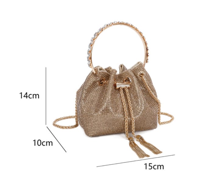 Diamante Encrusted Clutch Bag