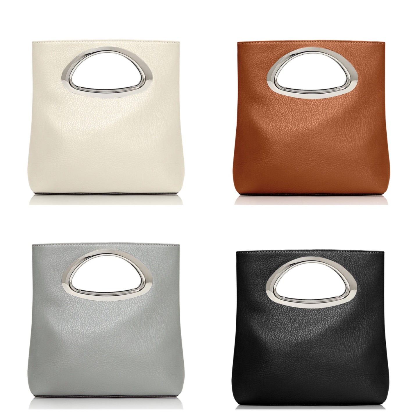 Leather Clutch Bag - Freya