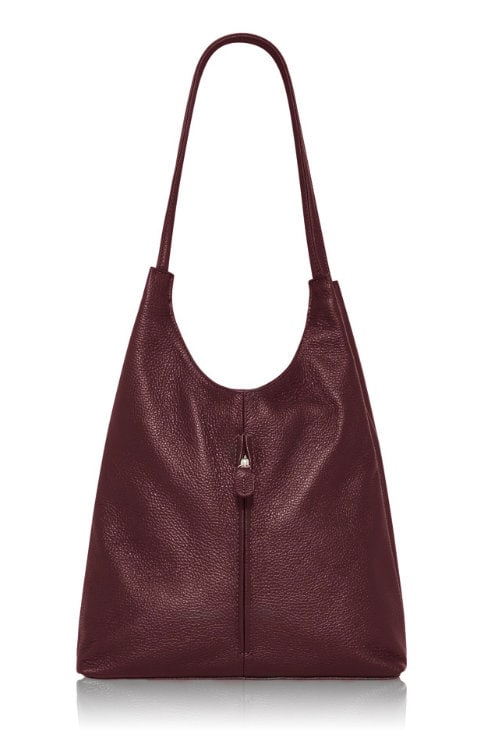 Women&#39;s Leather Shoulder Bag, Leather Hand Bag, 3rd Anniversary, Stylish Shoulder Bag, Ladies Timeless Bag, Pink Shoulder Bag, Tan Bag
